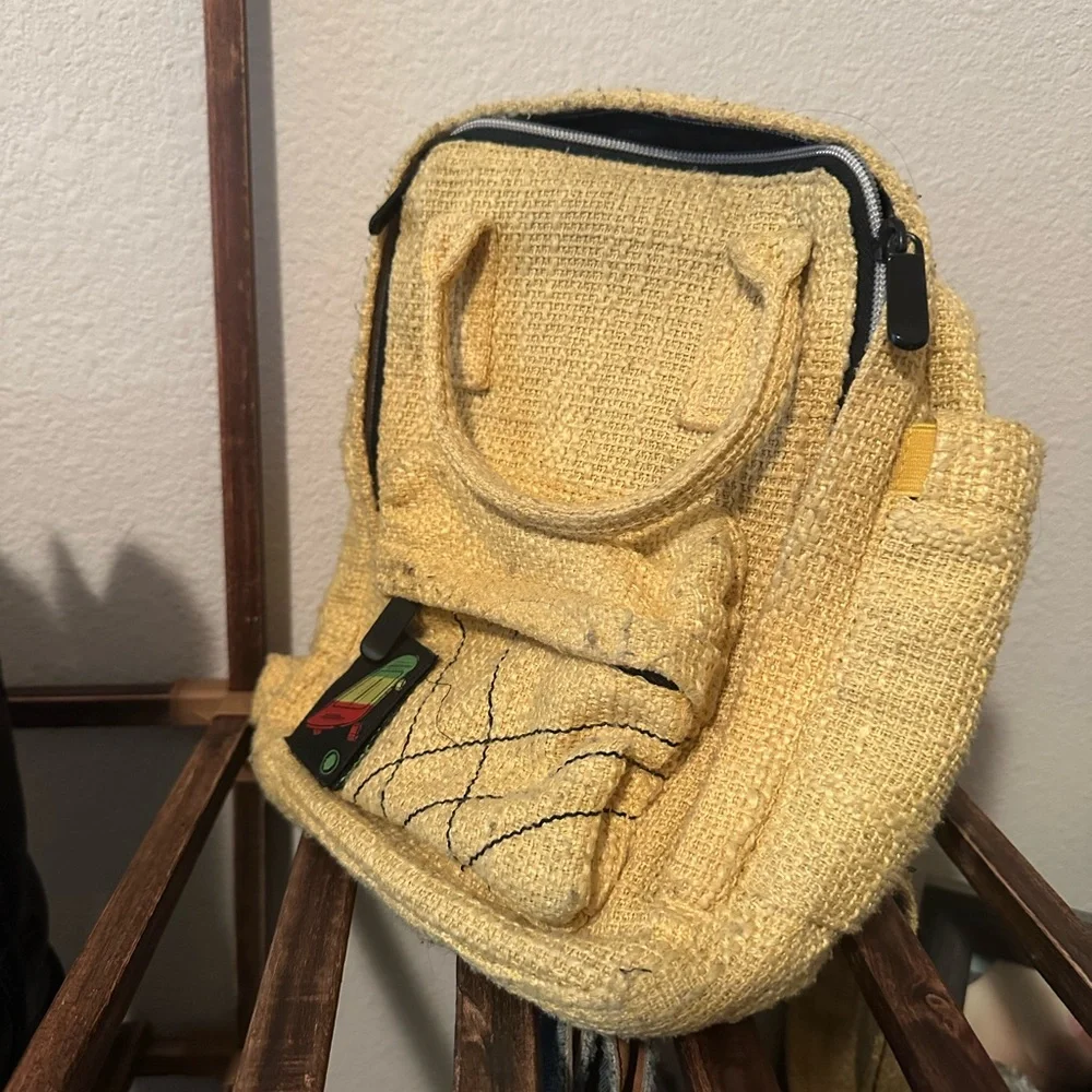 Yellow backpack - Picture 2 of 5